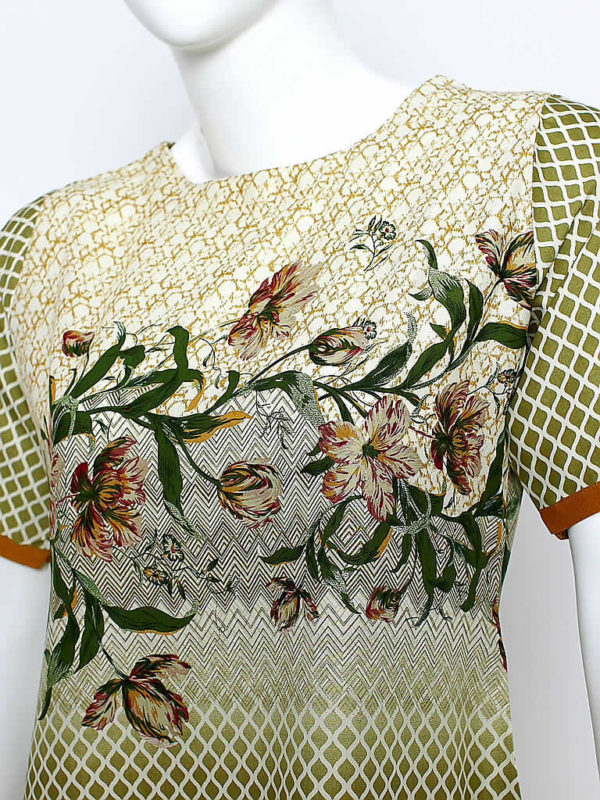 Earthen Floral Tunic Dress