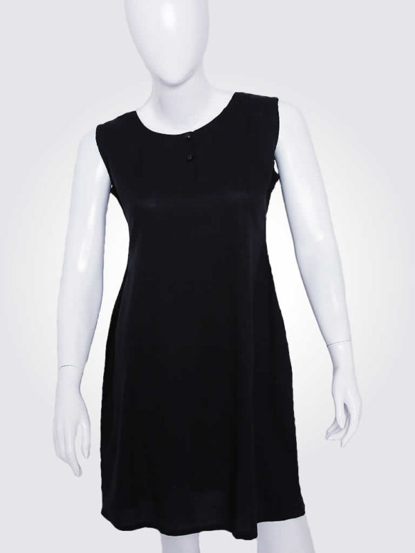 Henley Essential Black Dress